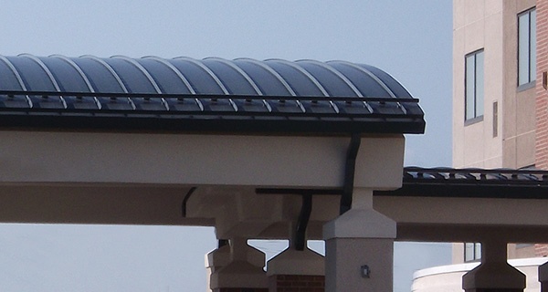 Curved Metal Roofing