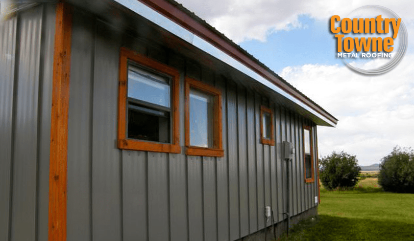 Corrugated Metal Siding Installation