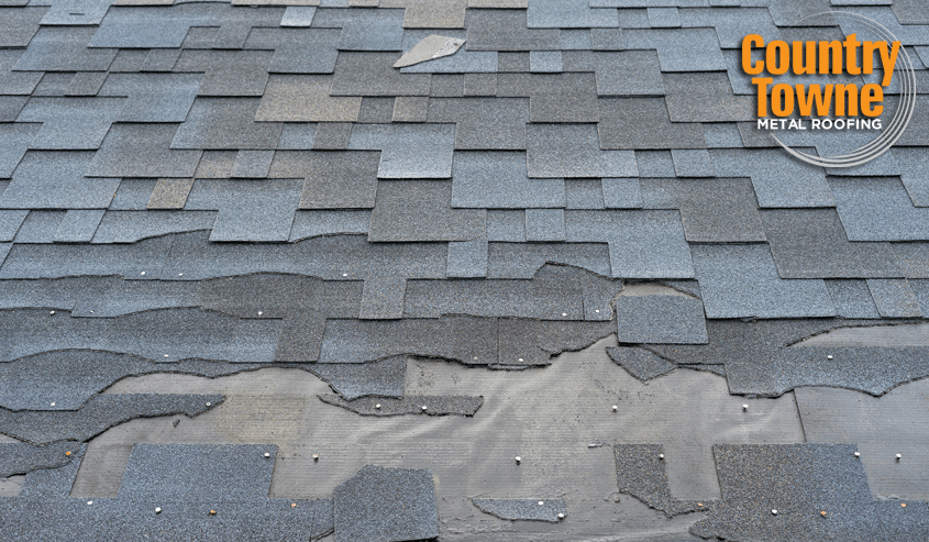 Roofing preparation asphalt shingles installing on house